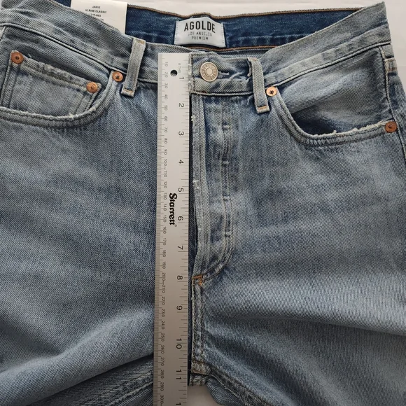 Agolde Jamie High Rise Classic in Resolution - Picture 7 of 8